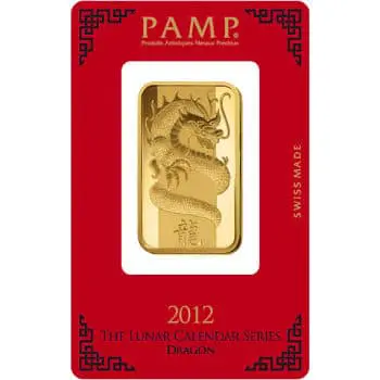 1 oz PAMP Suisse Lunar Gold Bar