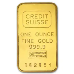 1 oz Credit Suisse Gold Bullion