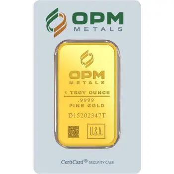 1 oz OPM Gold Bar